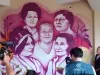 Inauguran Mural "Kuñanguéra Ojepytasova Hetãre" en Caaguazú: Un Homenaje a Mujeres Pioneras de Paraguay